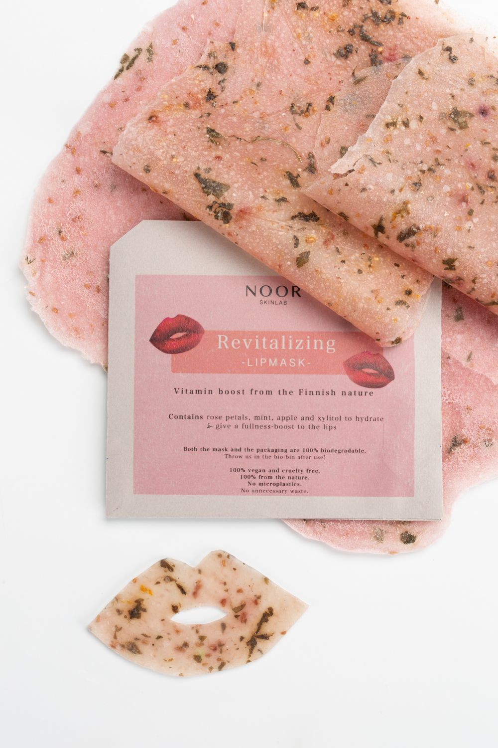 biodegradable facemasks with packaging