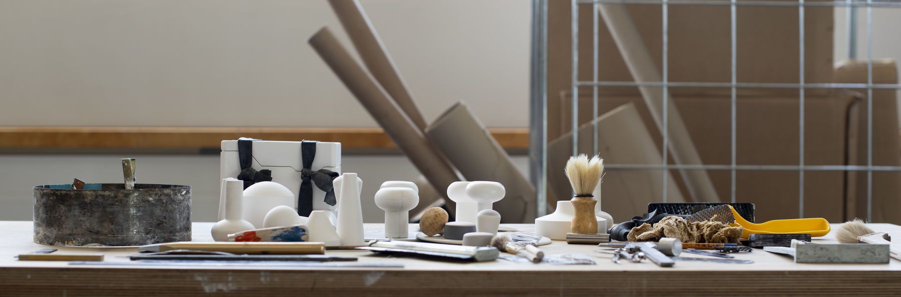 ceramics on a table