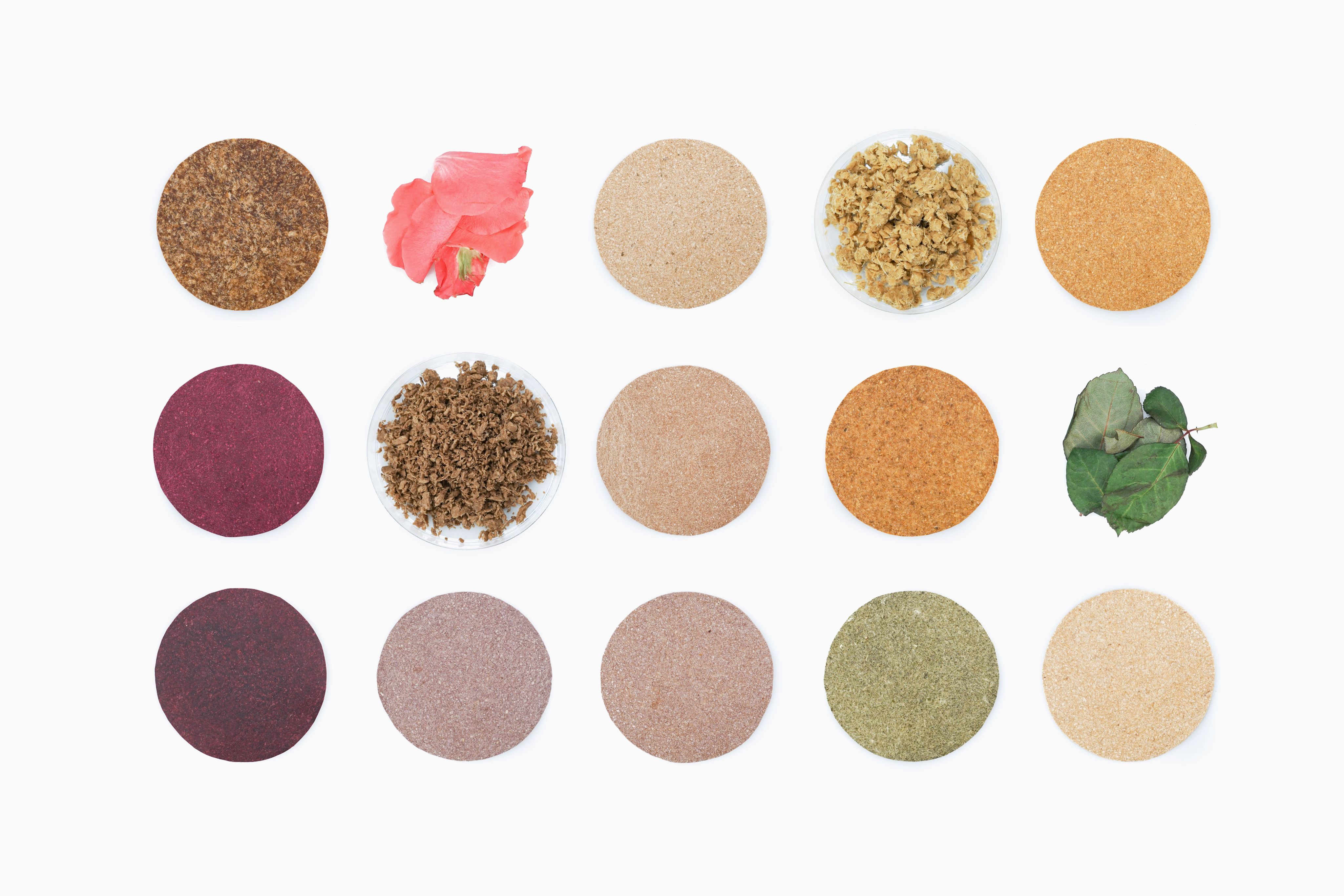 Materials for flower leather, ground flowers, stems and leaves