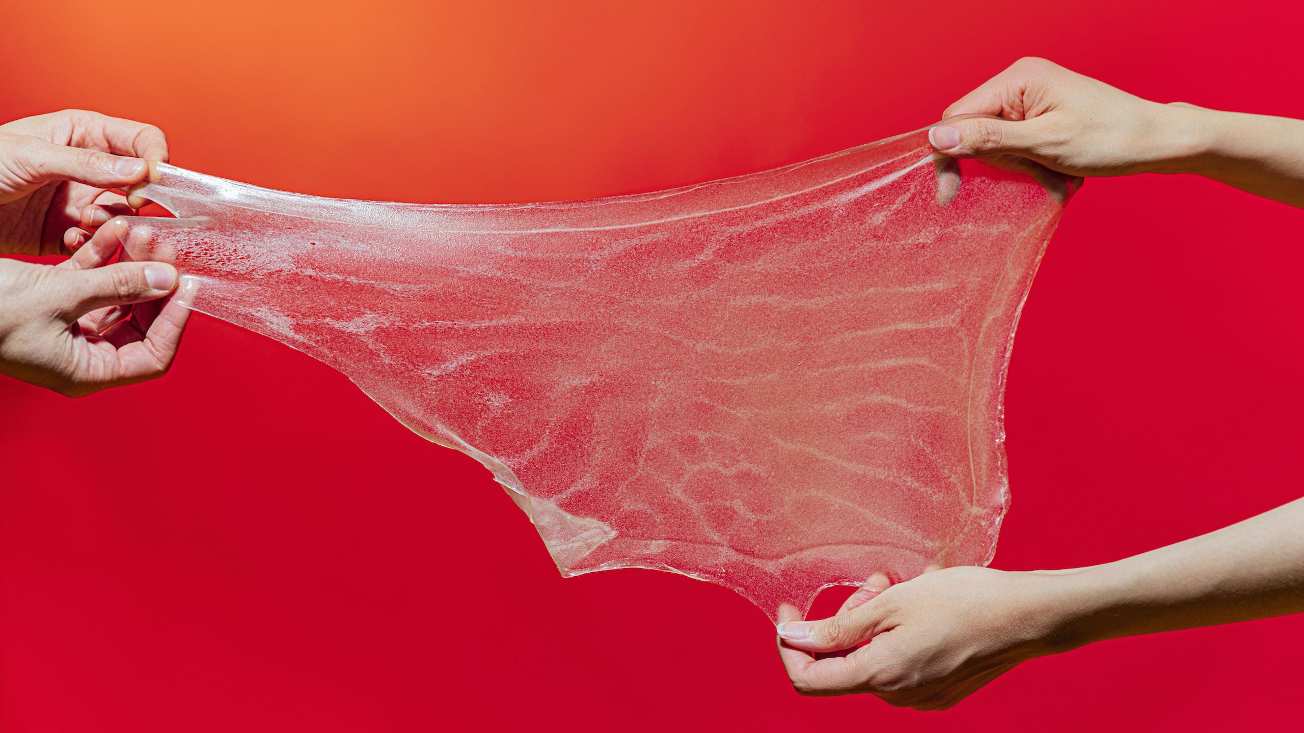 Bioslime held by hands